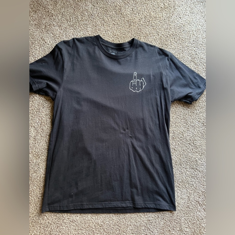 Groom “Give them the finger” tee